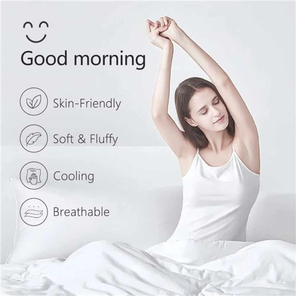 Premium 2100 Series Queen Comforter All Season Breathable White
